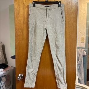 Zara size small light grey w/ embroidered details